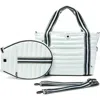 Think Royln Love All Tennis Bag & Racket Cover In White