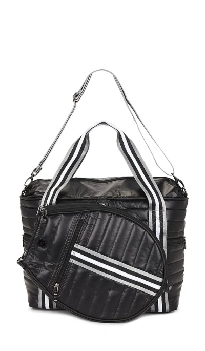Think Royln Love Royln Tennis Bag In Pearl Black