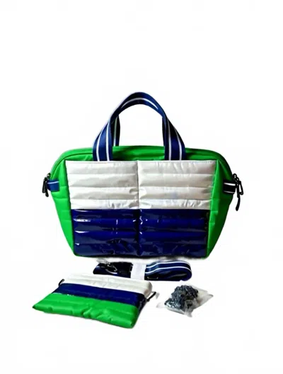 Think Royln Metro Tote & Pouch In Green