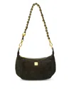 Think Royln Mini Moon Shoulder Bag In Black