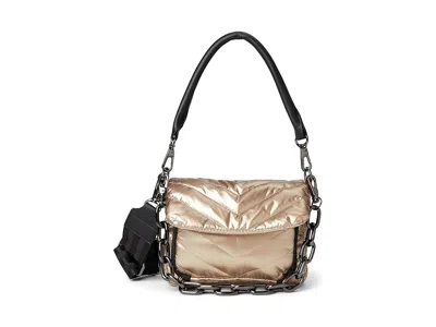 Think Royln Mini Muse Cross Body Handbags Pearl Cashmere: One Size In Gold