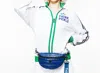 Think Royln Pickle Ace Track Jacket In White In White