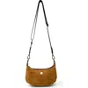 Think Royln Quilted Mini Moon Crossbody Bag