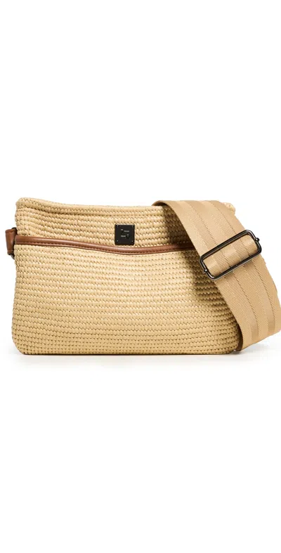 Think Royln Raffia Bum Bag Dune/dune Web