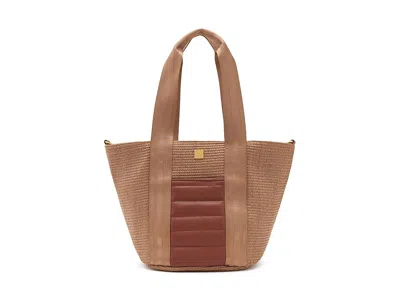 Think Royln Riviera Bucket Tote Bags Sand Dune Raffia: One Size In Brown