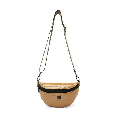 Think Royln Shining Star Fanny Pack/crossbody Bag In Camel Patent In Multi