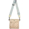 Think Royln Sidewalk Crossbody Bag In Blonde Patent