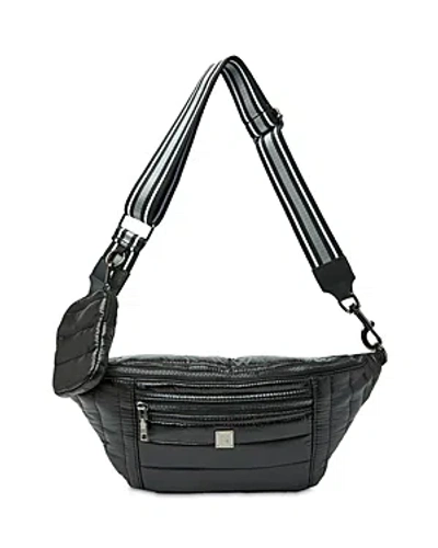 Think Royln Women's Sister Sling Crossbody Bag In Shiny Black