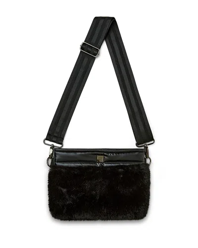 Think Royln Women's Deluxe Bum 2.0 Shoulder Bag In Pearl Black
