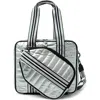 Think Royln Sporty Quilted Pickleball Bag In Pearl Silver