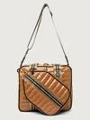 Think Royln Sporty Spice Pickleball Bag In Dark Nude Patent