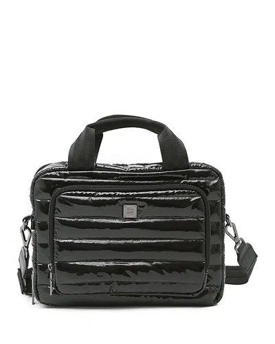 Think Royln Stowaway Medium Quilted Travel Organizer In Black