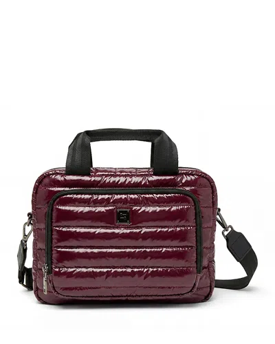 Think Royln Stowaway Medium Travel Toiletry Bag In Burgundy