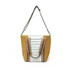 Think Royln Sunset Tote Bag In Dune Raffia/ White