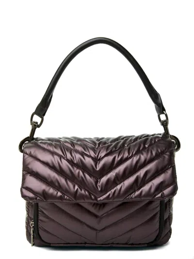 Think Royln The Muse Crossbody Handbag In Pearl Fig
