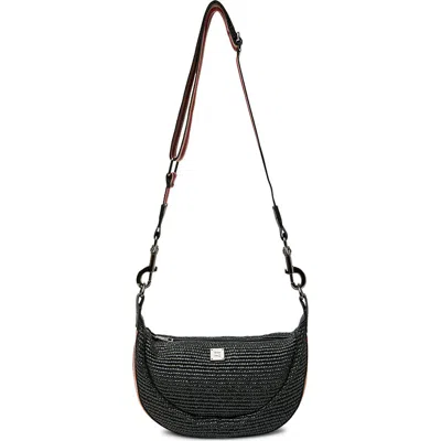 Think Royln Tiny Dancer Raffia Shoulder Bag