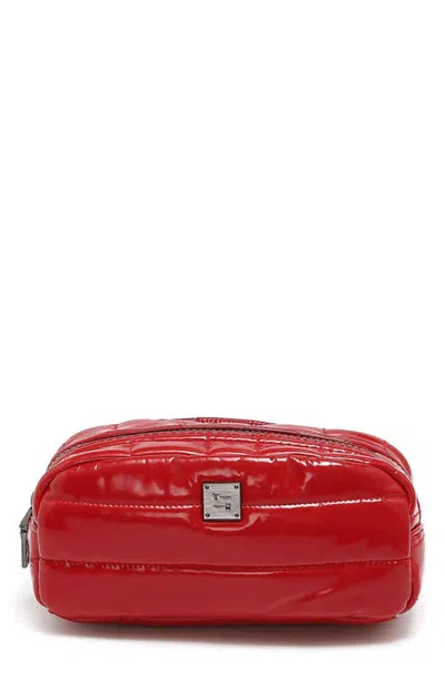 Think Royln Touch-up Carry All Essentials Pouch In Red