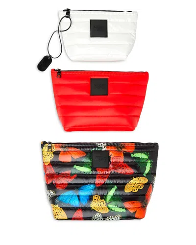 Think Royln Travel Trio Nylon Pouch Kit, Set Of 3 In Multi