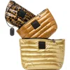 Think Royln Travel Trio Organizational Pouches In Multi