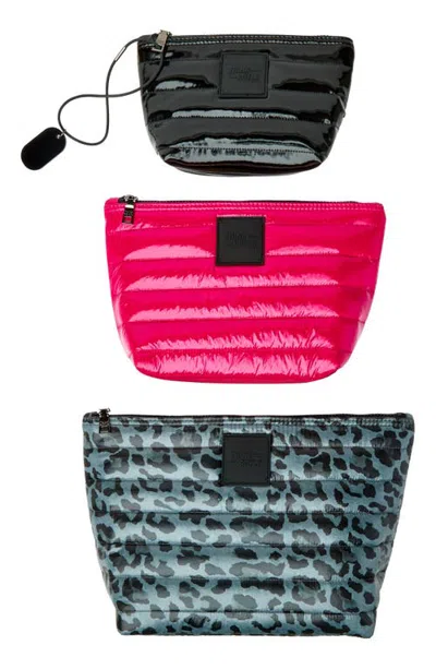 Think Royln Travel Trio Organizational Pouches In Black