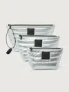 Think Royln Travel Trio In Pearl Silver