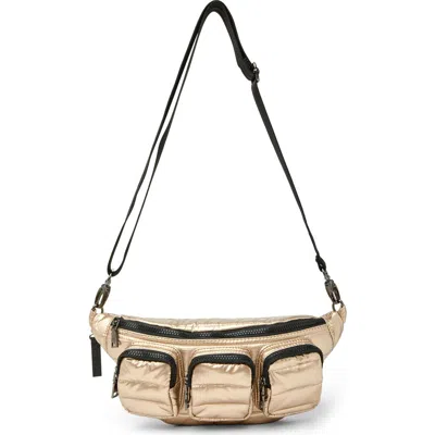 Think Royln Triple Threat Sling Bag In Sand