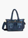 Think Royln Two Faced Reversible Tote - Pearl Indigo - 001 Talbots In Pearl Indigo