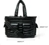 Think Royln Two Faced Reversible Tote In Pearl Black In Multi