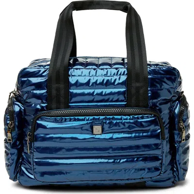Think Royln Voyager Travel Bag In Blue