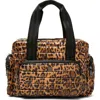 Think Royln Voyager Travel Bag In Animal Print