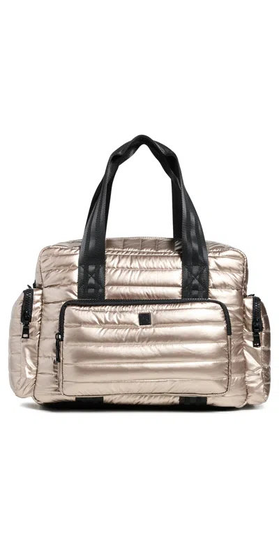 Think Royln Voyager Travel Bag Pearl Cashmere In Sand