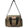 Think Royln Voyager Travel Bag In Pearl Pyrite