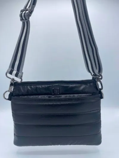 Think Royln Women's Bum Bag 2.0 In Pearl Black