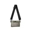 Think Royln Women's Bum Bag/ Crossbody Bag In Steel Volterra