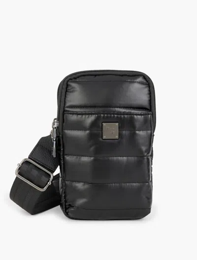 Think Royln Women's Buzz Me Phone Bag In Black Patent