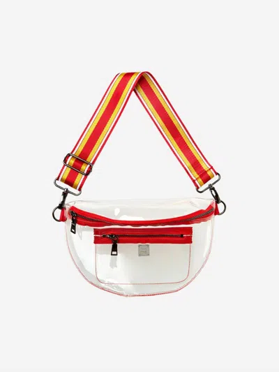 Think Royln Women's Clear Stadium Bag In Chiefs