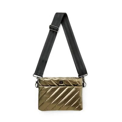 Think Royln Women's Diagonal 2.0 Bum Bag/ Crossbody Bag In Pearl Pyrite
