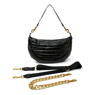 Think Royln Elton Large Crossbody Bag In Black