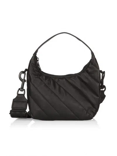 Think Royln Women's Luxe Studio Quilted Hobo Bag In Black