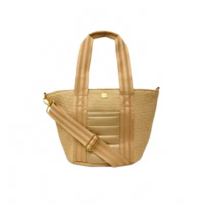 Think Royln Women's Riviera Bucket Tote In Dune Raffia In Multi