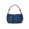 Think Royln Women's Savannah Raffia Handbag In Navy In Blue
