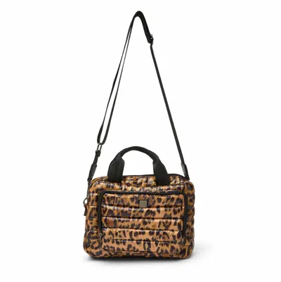 Think Royln Women's Stowaway Toiletry Case In Leopard In Brown