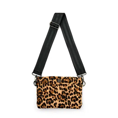 Think Royln Women's Suede Bum Bag 2.0 In Wild Leopard In Animal Print