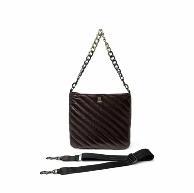 Think Royln Women's The Wanderer Crossbody Bag In Pearl Fig In Multi
