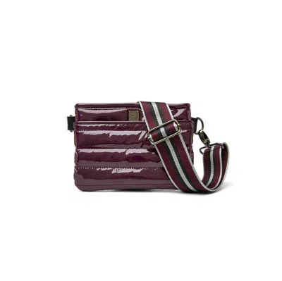 Think Royln Women's  Bum Crossbody In Aubergine Patent
