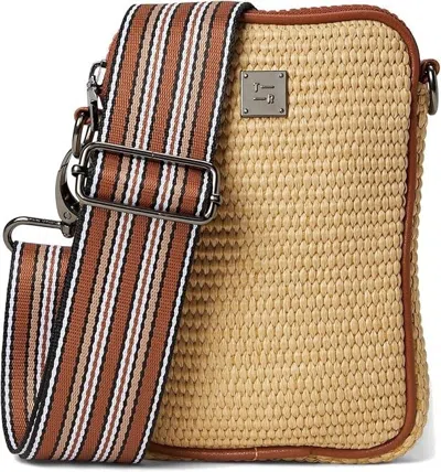 Think Royln Women's  Busy Signal 9888drs Handbag Dune Raffia Crossbody Strap Ddr434 In Brown