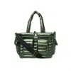 Think Royln Women's Two Faced Reversible Tote Bag In Pearl Olive In Multi