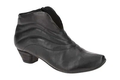 Pre-owned Think Schuhe Aida Schwarz Damen Stiefeletten Bequeme Stiefelette 3-000686-0000