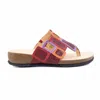 Think T-bar Sandals In Red / Dark Red In Multi