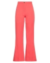 Think Woman Pants Red Size M Polyester, Elastane In Red